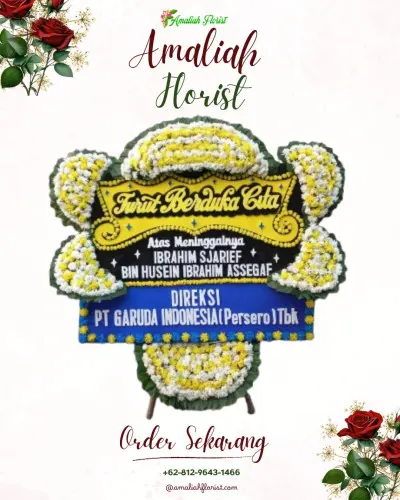 Papan Bunga Duka di Sawitan