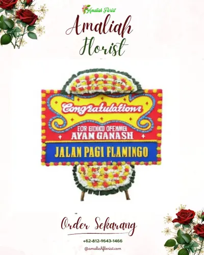 Bunga Papan Congratulation di Sawitan